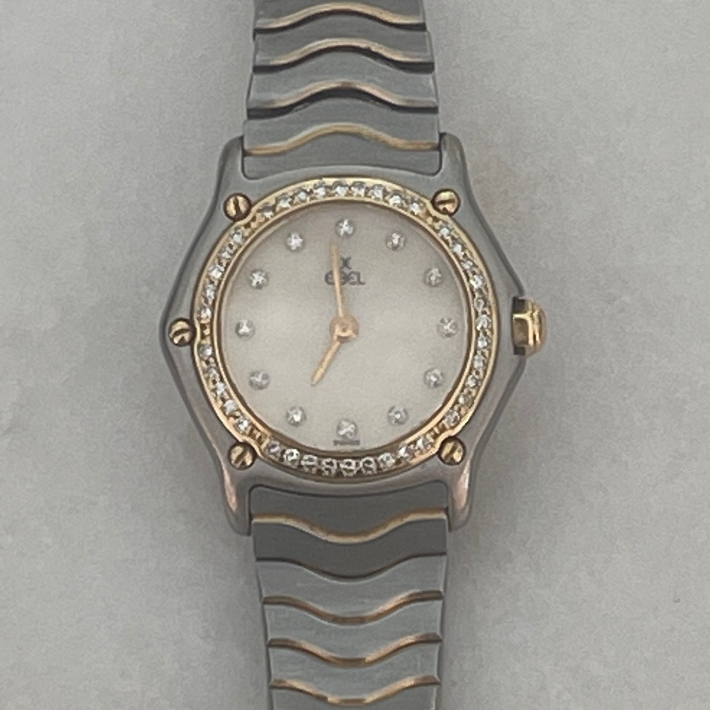 Ebel Women's Silver and Gold Watch